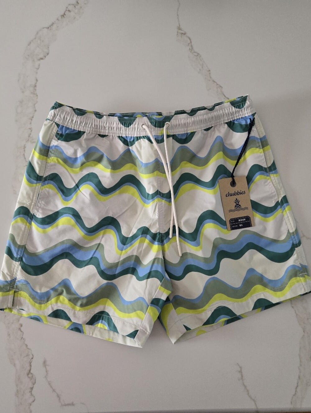 NWT Chubbies The Side Swipes 6" (Freestyle Short)